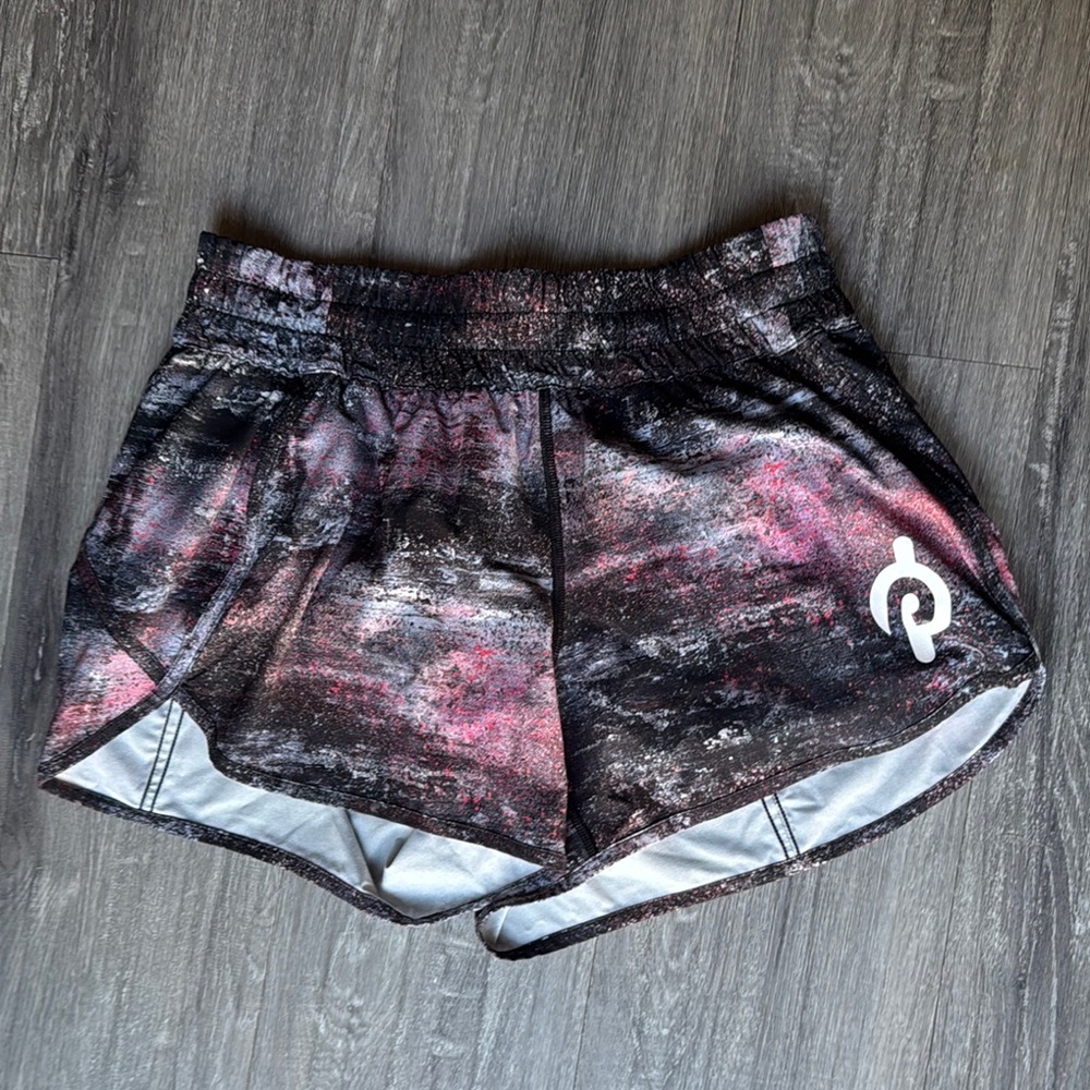 Peloton & Lululemon Women's Athletic Shorts in Black and Pink